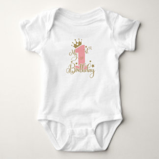 Mijn eerste Birthday Baby Girl Bodysuit