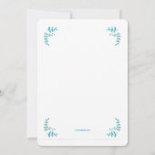 Mijn eerste blauwe communie kaart (Achterkant)