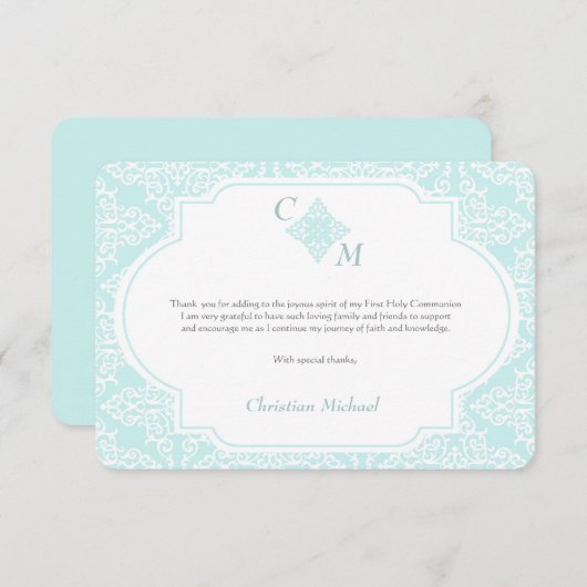 Mijn eerste blauwe kaart voor de community (Voorkant / Achterkant)