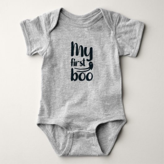 Mijn Eerste Boo Baby Body - Schattig Romper (Voorkant)