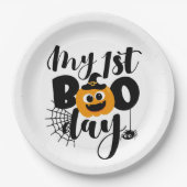 Mijn eerste BOO dag Papieren Bordje (Voorkant)