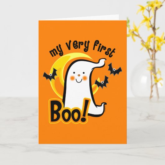 Mijn eerste Boo Kaart (Gele Bloem)