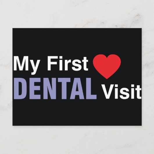 Mijn eerste Briefkaart voor gebitsbezoeken (Voorkant)