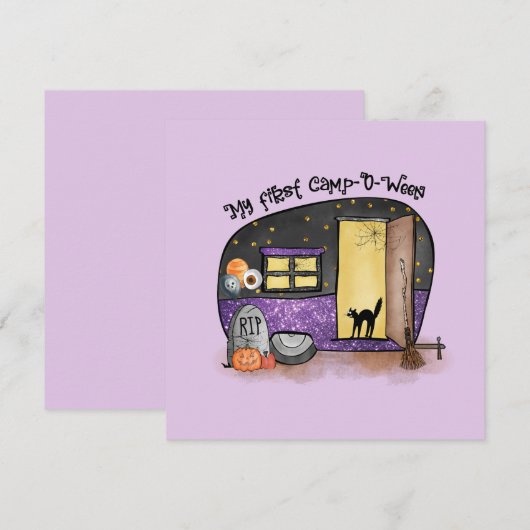 Mijn eerste Camp-O-Ween | Halloween Camping (Voorkant / Achterkant)