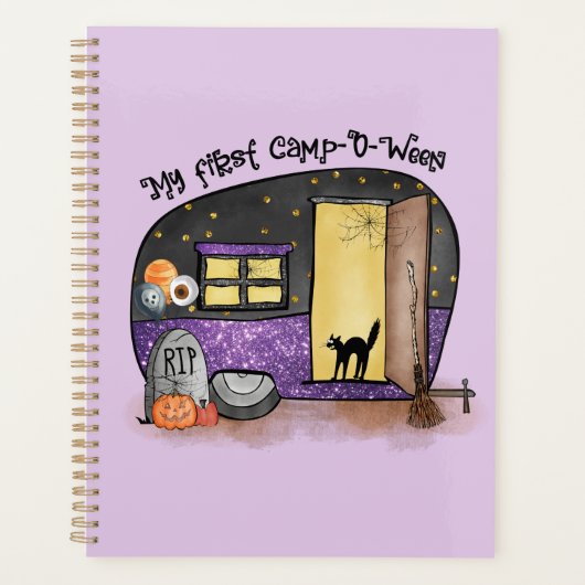 Mijn eerste Camp-O-Ween | Halloween Camping Planner (Voorkant)