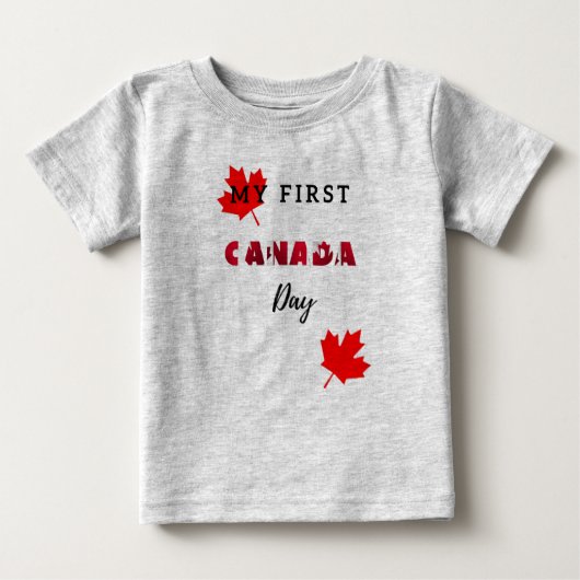 Mijn eerste Canada Day T-shirt (Voorkant)