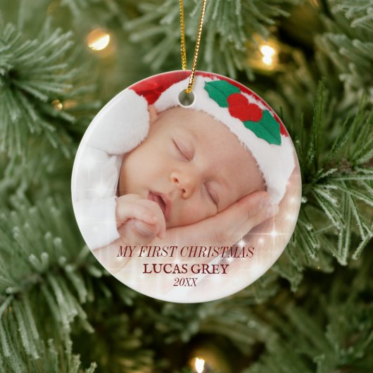 MIJN EERSTE CHRISTMAS CUTE CERAMIC ORNAMENT (Boom)