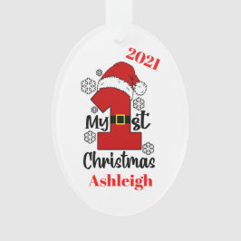 MIJN EERSTE CHRISTMAS - ZIE VOORZIJDE - ORNATIE ORNAMENT