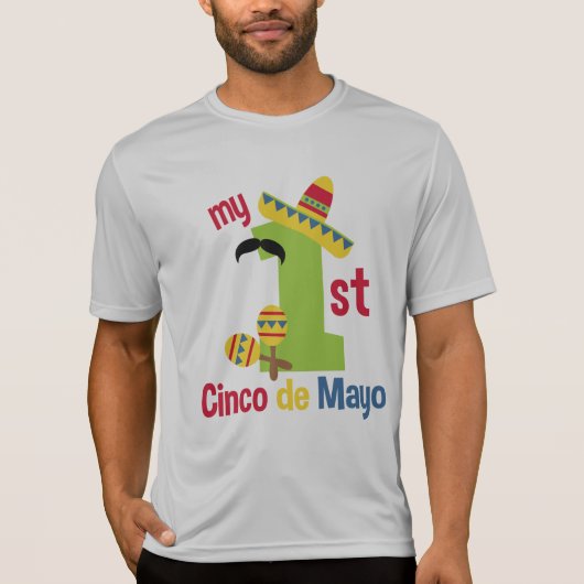 Mijn eerste cinco de mayo Mannen T-shirt (Voorkant)