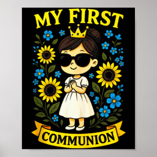 Mijn Eerste Communie - Christelijke Ceremonie Tank Poster