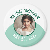 Mijn eerste Communie Custom Foto en Datum Magneet (Voorkant)