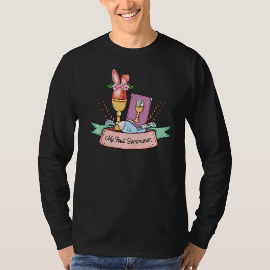 Mijn eerste communie meisje t-shirt (Voorkant)