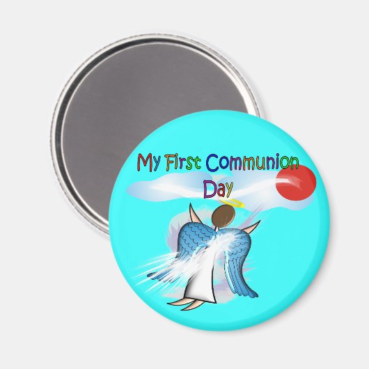 Mijn eerste communiqué-dag cadeaus magneet (Voorkant / Achterkant)