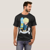 Mijn eerste communiqué Gift Kinder Son Boy Blonde T-shirt (Voorkant volledig)