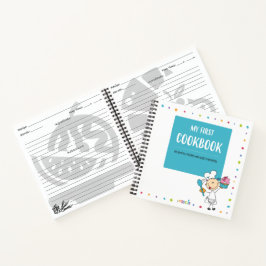 "MIJN EERSTE COOKBOEK" Kinder Spiraal Notitieboek