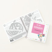 "MIJN EERSTE COOKBOOK" Kinder laptop met ruggengra Notitieboek (Binnen)