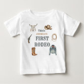 Mijn Eerste Cowboy op de Rodeo 1e Verjaardag Blauw (Voorkant)