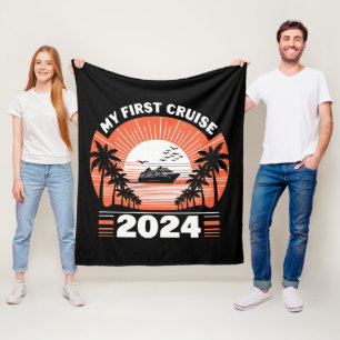 Mijn eerste cruise 2024 fleece deken