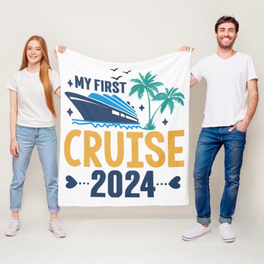 Mijn Eerste Cruise 2024 Fleece Deken (In situ)