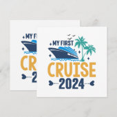 Mijn Eerste Cruise 2024 Kaart (Voorkant / Achterkant)