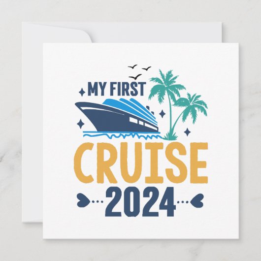 Mijn Eerste Cruise 2024 Kaart (Voorkant)