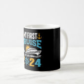 Mijn eerste cruise 2024 koffiemok (Voorkant rechts)