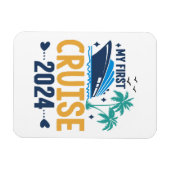 Mijn eerste cruise 2024 magneet (Horizontaal)