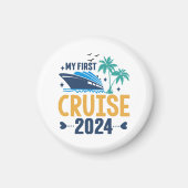 Mijn eerste cruise 2024 magneet (Voorkant)