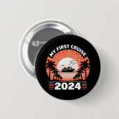 Mijn eerste cruise 2024 ronde button 5,7 cm (Voorkant /achterkant)