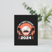 Mijn Eerste Cruise 2024 RSVP Kaartje (Staand voorkant)