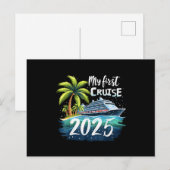Mijn eerste cruise 2025 briefkaart (Voorkant / Achterkant)
