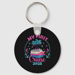 Mijn eerste cruise 2025 familie vakantie cruisesch sleutelhanger