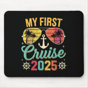 Mijn eerste cruise 2025 gezinsvakantie schip reis muismat