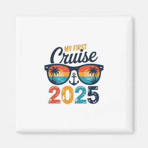 Mijn eerste cruise 2025 Grappige eerste keer cruis Magneet