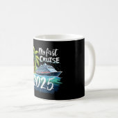 Mijn eerste cruise 2025 koffiemok (Voorkant rechts)