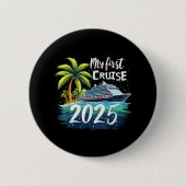 Mijn eerste cruise 2025 ronde button 5,7 cm (Voorkant)