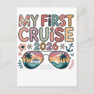 mijn eerste cruise 2026, cruise cadeau, cruise vak briefkaart
