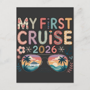 Mijn Eerste Cruise 2026, Eerste Cruise Vakantie Ca Briefkaart