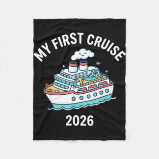 Mijn eerste cruise 2026 fleece deken