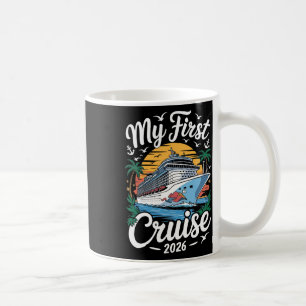 Mijn eerste cruise 2026 gezinsvakantie trip schip koffiemok