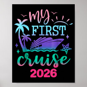 Mijn eerste cruise 2026 gezinsvakantie trip schip poster