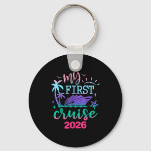 Mijn eerste cruise 2026 gezinsvakantie trip schip  sleutelhanger