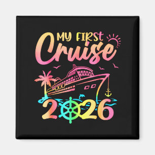 Mijn Eerste Cruise 2026 Grappige Eerste Keer Cruis Magneet