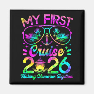 Mijn eerste cruise 2026 Grappige eerste keer cruis Magneet