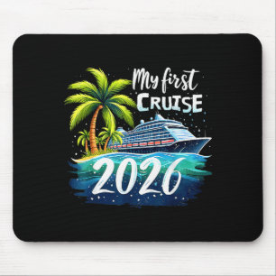 Mijn eerste cruise 2026 Grappige eerste keer cruis Muismat