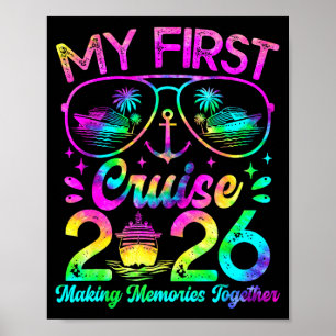 Mijn eerste cruise 2026 Grappige eerste keer cruis Poster