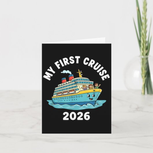 Mijn eerste cruise 2026 kaart (Voorkant)