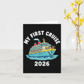 Mijn eerste cruise 2026 kaart (Gele Bloem)