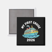 Mijn eerste cruise 2026 magneet (Voorkant / Achterkant)