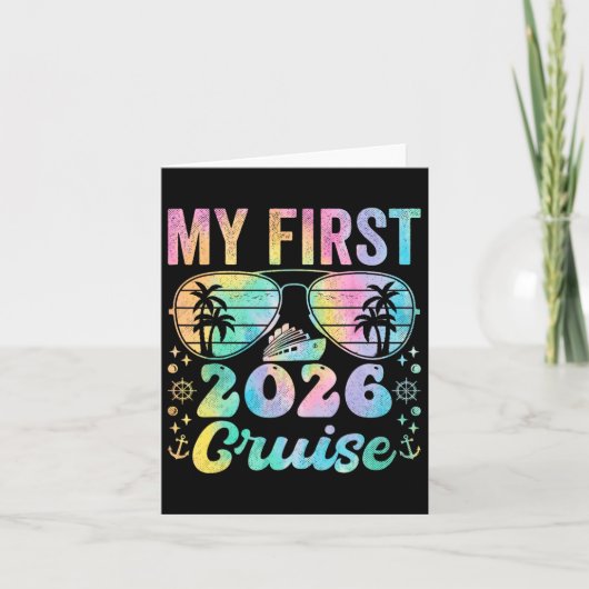Mijn eerste cruise 2026 vakantie matchen familie c kaart (Voorkant)